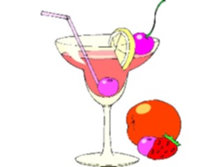 Sticker Custom Preview Image #062492 Food Drink Drinks Alcoholic Tropical Cocktail12