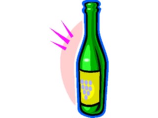 Sticker Custom Preview Image #062529 Food Drink Drinks Alcoholic Wine Bottle29