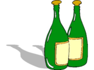 Sticker Custom Preview Image #062545 Food Drink Drinks Alcoholic Wine Bottles