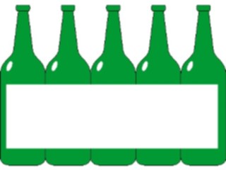 Sticker Custom Preview Image #062546 Food Drink Drinks Alcoholic Wine Bottles Frame