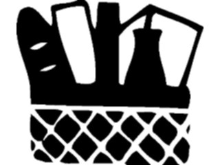Sticker Custom Preview Image #062547 Food Drink Drinks Alcoholic Wine Bread Basket