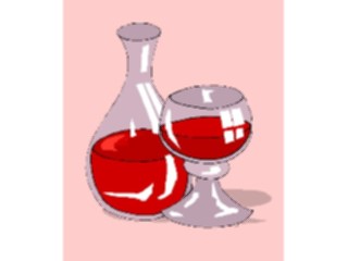 Sticker Custom Preview Image #062549 Food Drink Drinks Alcoholic Wine Carafe Glass