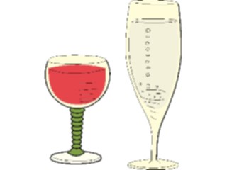 Sticker Custom Preview Image #062553 Food Drink Drinks Alcoholic Wine Champagne