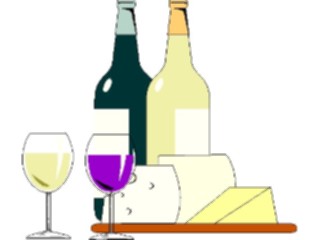 Sticker Custom Preview Image #062554 Food Drink Drinks Alcoholic Wine Cheese1