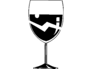 Sticker Custom Preview Image #062561 Food Drink Drinks Alcoholic Wine Glass01