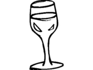 Sticker Custom Preview Image #062571 Food Drink Drinks Alcoholic Wine Glass11