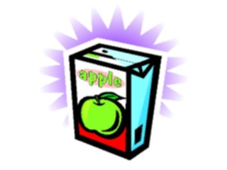 Sticker Custom Preview Image #062608 Food Drink Drinks Non Alcoholic Apple Juice Box