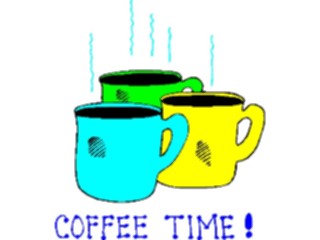 Sticker Custom Preview Image #062712 Food Drink Drinks Non Alcoholic Coffee Time