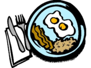 Sticker Custom Preview Image #062911 Food Drink Eggs Country Breakfast4