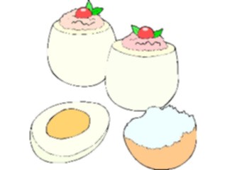 Sticker Custom Preview Image #062919 Food Drink Eggs Deviled7