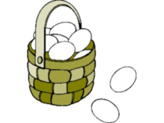 Sticker Custom Preview Image #062926 Food Drink Eggs Egg Basket3