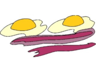 Sticker Custom Preview Image #062941 Food Drink Eggs Eggs Bacon1