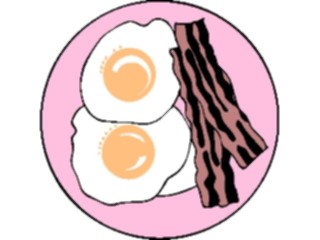 Sticker Custom Preview Image #062945 Food Drink Eggs Eggs Bacon5
