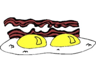 Sticker Custom Preview Image #062947 Food Drink Eggs Eggs Bacon7