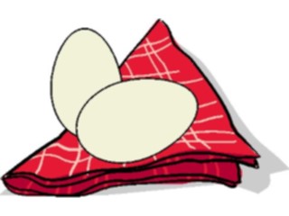 Sticker Custom Preview Image #062953 Food Drink Eggs Eggson Napkin