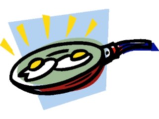 Sticker Custom Preview Image #062955 Food Drink Eggs Frying Pan Sunny Side Up