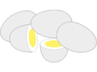 Sticker Custom Preview Image #062959 Food Drink Eggs Hard Boiled4
