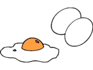 Sticker Custom Preview Image #063000 Food Drink Eggs Sunny Side Up16