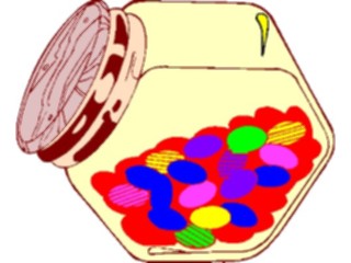 Sticker Custom Preview Image #063054 Food Drink Fast Food Candy Jar4