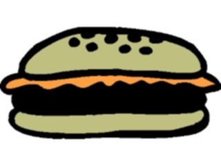 Sticker Custom Preview Image #063064 Food Drink Fast Food Cheeseburger04