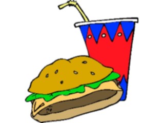 Sticker Custom Preview Image #063068 Food Drink Fast Food Cheeseburger08