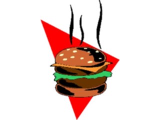 Sticker Custom Preview Image #063070 Food Drink Fast Food Cheeseburger10