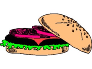 Sticker Custom Preview Image #063071 Food Drink Fast Food Cheeseburger11