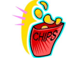 Sticker Custom Preview Image #063079 Food Drink Fast Food Chips6