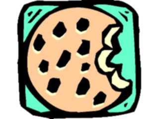 Sticker Custom Preview Image #063112 Food Drink Fast Food Cookie Chocolate Chip