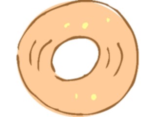 Sticker Custom Preview Image #063140 Food Drink Fast Food Doughnut2