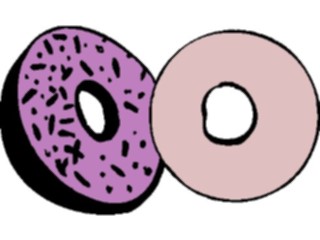 Sticker Custom Preview Image #063146 Food Drink Fast Food Doughnuts2