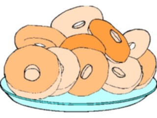 Sticker Custom Preview Image #063148 Food Drink Fast Food Doughnuts4