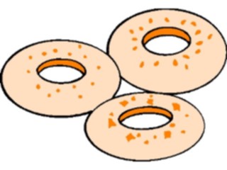 Sticker Custom Preview Image #063149 Food Drink Fast Food Doughnuts5