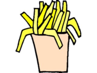 Sticker Custom Preview Image #063171 Food Drink Fast Food French Fries14