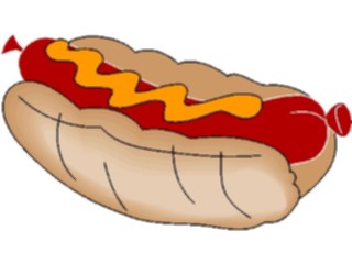 Sticker Custom Preview Image #063238 Food Drink Fast Food Hot Dog04