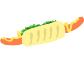 Sticker Custom Preview Image #063241 Food Drink Fast Food Hot Dog07