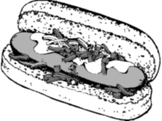 Sticker Custom Preview Image #063242 Food Drink Fast Food Hot Dog08