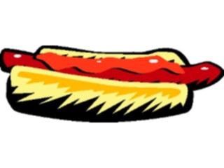 Sticker Custom Preview Image #063246 Food Drink Fast Food Hot Dog12