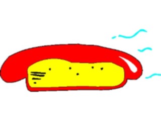 Sticker Custom Preview Image #063255 Food Drink Fast Food Hot Dog21