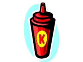 Sticker Custom Preview Image #063293 Food Drink Fast Food Ketchup02