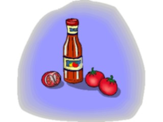 Sticker Custom Preview Image #063301 Food Drink Fast Food Ketchup10