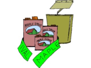 Sticker Custom Preview Image #063315 Food Drink Fast Food Maple Syrup