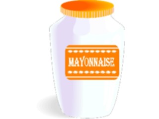 Sticker Custom Preview Image #063320 Food Drink Fast Food Mayonnaise3