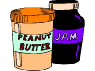 Sticker Custom Preview Image #063352 Food Drink Fast Food Peanut Butter Jam