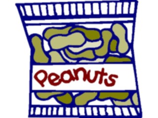 Sticker Custom Preview Image #063353 Food Drink Fast Food Peanuts1