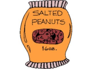 Sticker Custom Preview Image #063355 Food Drink Fast Food Peanuts Salted