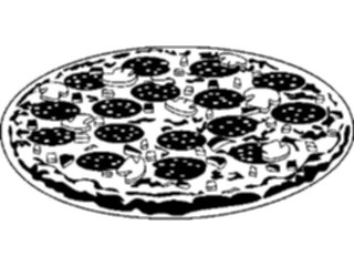 Sticker Custom Preview Image #063362 Food Drink Fast Food Pizza01