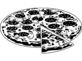 Sticker Custom Preview Image #063365 Food Drink Fast Food Pizza04