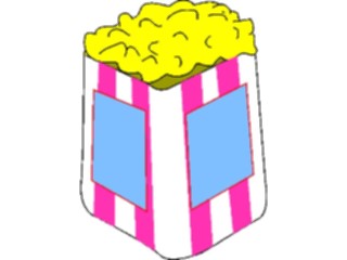 Sticker Custom Preview Image #063396 Food Drink Fast Food Popcorn01