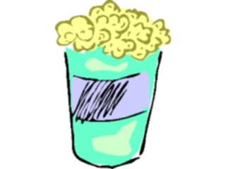 Sticker Custom Preview Image #063400 Food Drink Fast Food Popcorn05